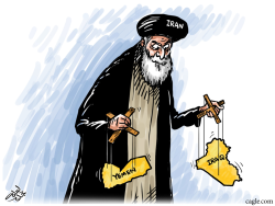 CONTROL DE IRAN by Osama Hajjaj