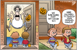SCARY COSTUME by Bruce Plante