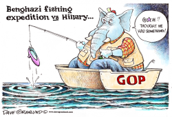 BENGHAZI FISHING EXPEDITION by Dave Granlund