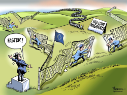 EU FENCES  by Paresh Nath