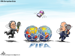 FIFA CORRUPTION CRISIS  by Osama Hajjaj