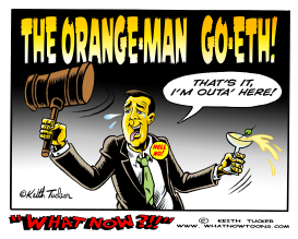 THE ORANGE MAN GO-ETH by Keith Tucker