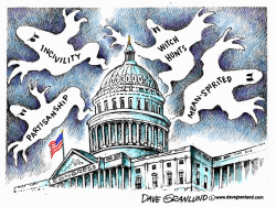 HAUNTED CAPITOL HILL by Dave Granlund