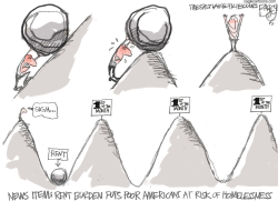 RENT TOO DAMN HIGH  by Pat Bagley