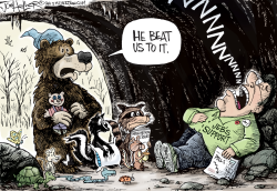 JEB'S SUPPORT by Joe Heller