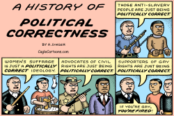 HISTORY OF POLITICAL CORRECTNESS  by Andy Singer