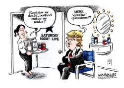 TRUMP HOSTS SATURDAY NIGHT LIVE  by Jimmy Margulies