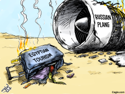 RUSSIAN PLANE CRASH by Osama Hajjaj