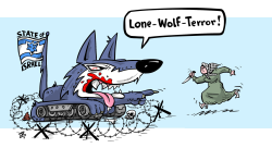 LONE WOLF TERROR by Emad Hajjaj