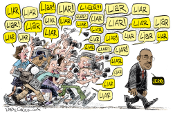 BEN CARSON AND THE MEDIA  by Daryl Cagle
