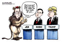 JEB GETS FEISTY  by Jimmy Margulies