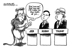 JEB GETS FEISTY by Jimmy Margulies
