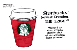 STARBUCKS RED CUP COLOR by Jimmy Margulies