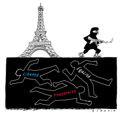 ATAQUE TERRORISTA EN PARIS by Osmani Simanca