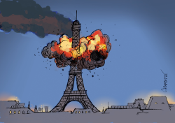 PARIS ATTACKED by Patrick Chappatte