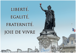 THE NATIONAL MOTTO OF FRANCE- by R.J. Matson