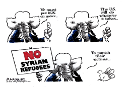 SYRIAN REFUGEES IN US  by Jimmy Margulies
