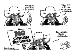 SYRIAN REFUGESS AND U S by Jimmy Margulies