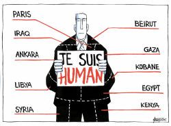 JE SUIS HUMAN by Michael Kountouris
