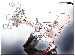 LOCAL FL  BLOWING HIS OWN HORN    by Bill Day