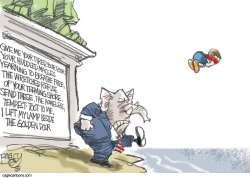 IMMIGRANT REFUSE CORRECTED  by Pat Bagley