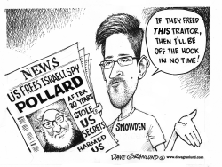 US frees Israeli spy Pollard by Dave Granlund