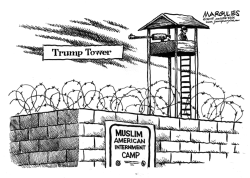 TRUMP AND MUSLIM AMERICANS by Jimmy Margulies