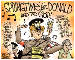 SPRINGTIME FOR DONALD  by John Cole