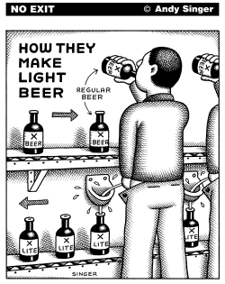 How Light Beer is Made by Andy Singer