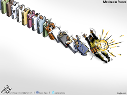 MUSLIMS IN FRANCE-  by Osama Hajjaj