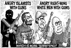 ANGRY WHITE MEN WITH GUNS by Monte Wolverton