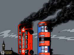 LONDON BOMBS by Emad Hajjaj