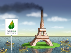 UN CLIMATE CHANGE CONFERENCE 2015 IN PARIS by Marian Kamensky