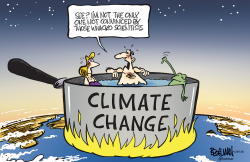 CLIMATE CHANGE FROGS by Peter Broelman