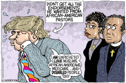 TRUMP AND BLACK PASTOR ENDORSEMENTS  by Wolverton