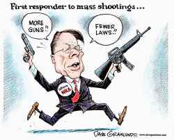 MASS SHOOTINGS AND FIRST RESPONDER by Dave Granlund