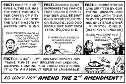 AMEND SECOND AMENDMENT HORIZONTAL by Andy Singer