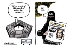 WOMEN IN COMBAT  by Jimmy Margulies