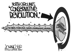 LOCAL NC  THE CONSERVATIVE REVOLUTION BW by John Cole