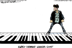 ROBER LOGGIA -RIP by Milt Priggee