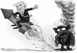 TRUMP POLLS AND THE GOP by Daryl Cagle