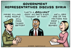 GOVERNMENT REPRESENTATIVES DISCUSS SYRIA  by Andy Singer