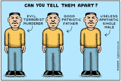 CAN YOU TELL THEM APART  by Andy Singer