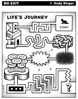 LIFE'S JOURNEY by Andy Singer