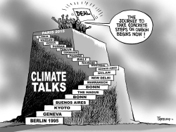 CLIMATE DEAL IN PARIS by Paresh Nath