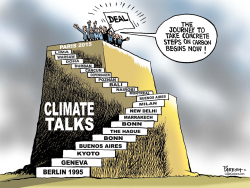 CLIMATE DEAL IN PARIS  by Paresh Nath