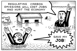 CARBON REGULATION AND JOBS HORIZONTAL by Andy Singer