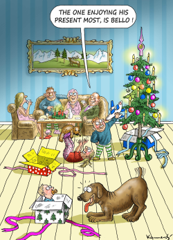 THE CHRISTMAS PRESENT FOR BELLO by Marian Kamensky