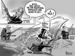 RIGHT-WING POPULISTS by Paresh Nath
