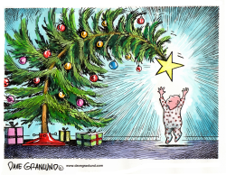 CHRISTMAS TREE STAR by Dave Granlund